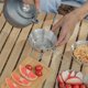 thumbnail image 4 of JShteea Tazas Plegables para Acampar Al Aire Libre Viajes Acero Inoxidable Picnic Barbacoa, 4 of 9