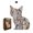 Cat Puzzle - Piggy Bank Model M, variant on Mindful Zen-Cat Wood Puzzle for Adults, Complex Irregular "Hundred Kittens" Jigsaw with Hidden Fragments for Deep Relaxation, High-Performance Mental Vitality Gift