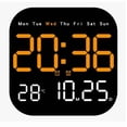 thumbnail image 1 of Reloj De Pared Digital Con Termómetro, Alarmas Y Calendario, 1 of 1