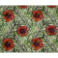 thumbnail image 5 of oneOone Polyester Lycra Orange Fabric Tropical Sewing Material Print Fabric By The Yard 56 Inch Wide, 5 of 5