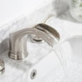 thumbnail image 5 of AWZTOO Waterfall Widespread Bathroom Faucet Double Hanlde 8 Inch Bathroom Sink Faucets 3 Hole Modern Basin Vanity Mixer Tap With Valve Oil Rubbed, 5 of 5