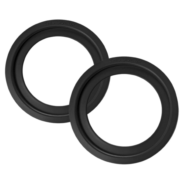 2pcs Rv Toilet Seal Replacement Rubber Flange Sealing Connector Easy Installation Prevents Leak Fit For Camper Toilets