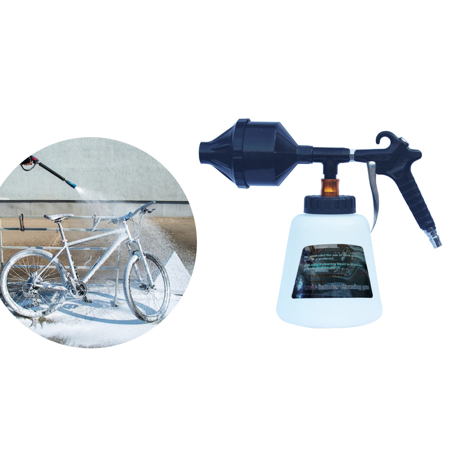 Foam Sprayer 1L Heavy Duty Rust Resistant Design For Pressure Washers Ideal For Automotive Motorcycle Motorhomes Washing