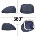 thumbnail image 3 of Sombrero de verano de malla transpirable para hombre, boina de vendedor de periódicos ajustable, gorra de hiedra, gorra plana de taxista, gorra plana de malla para hombre, gorra plana de verano, 3 of 6
