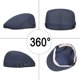 thumbnail image 3 of Sombrero de verano de malla transpirable para hombre, boina de vendedor de periódicos ajustable, gorra de hiedra, gorra plana de taxista, gorra plana de malla para hombre, gorra plana de verano, 3 of 6