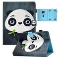 thumbnail image 1 of Dteck Universal 6.5 - 7.5 inch Tablet Case, Multi-Angle Stand Flip Wallet Case with Cards Slots Magnetic Buckle Cover For RCA Voyager 7" /Galaxy Tab A 7" and other 6.5 - 7.5 inch Tablet, Panda, 1 of 5