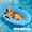 Blue, variant on Small Dog Pool Float - 52"X32" Dog Pool Float for Small Dogs, Puncture Proof pet Floats Holds Up to 70 Lbs, (Orange)