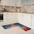 thumbnail image 5 of Sikiie Underwater Plant Dolphin Kitchen Mat 2 PCS Cushioned Kitchen Rug, Waterproof Non-Slip Kitchen Mats for Kitchen, Floor Home, Sink, Laundry, 5 of 6