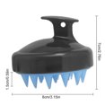thumbnail image 3 of Monstrate Cepillo de pelo Elenxs, cepillo de pelo de silicona , masajeador, herramienta de estilismo de peluquería negra para aliviar la Juegos de accesorios de baño, 3 of 6