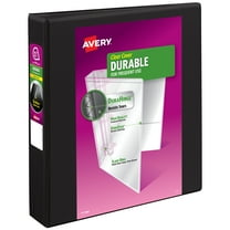Avery Durable View 1.5" Binder, Black Binder (17021)