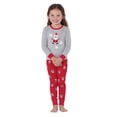 thumbnail image 5 of Family Matching Christmas Snowman Pajama Sets Cute Snowman Print Long Sleeve Parent-Child Outfit Sleepwear Home wear, 5 of 6