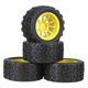 thumbnail image 1 of Neumáticos RC a 4x1:10, piezas de mejora hexagonales de 12mm, reemplaza el para HSP 94108 94188 94111 DIY modificado , AMARILLO Yotijar Ruedas y neumáticos de coches RC, 1 of 4
