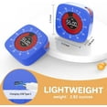thumbnail image 6 of Visual Timer, Digital Timer for Kids, Rechargeable Timer with 4 Alarm Modes & 60-Minute Countdown, Silent Timers for Classroom, Kitchen Cooking, Homeschool Study, ADHD Tools for Kids Adults, 6 of 13