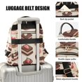 thumbnail image 3 of FORMRS Mini Backpack Purse for Women Quilted Travel Daypack Casual Shoulder Bag, Cute Chocolate Cakes, 3 of 7