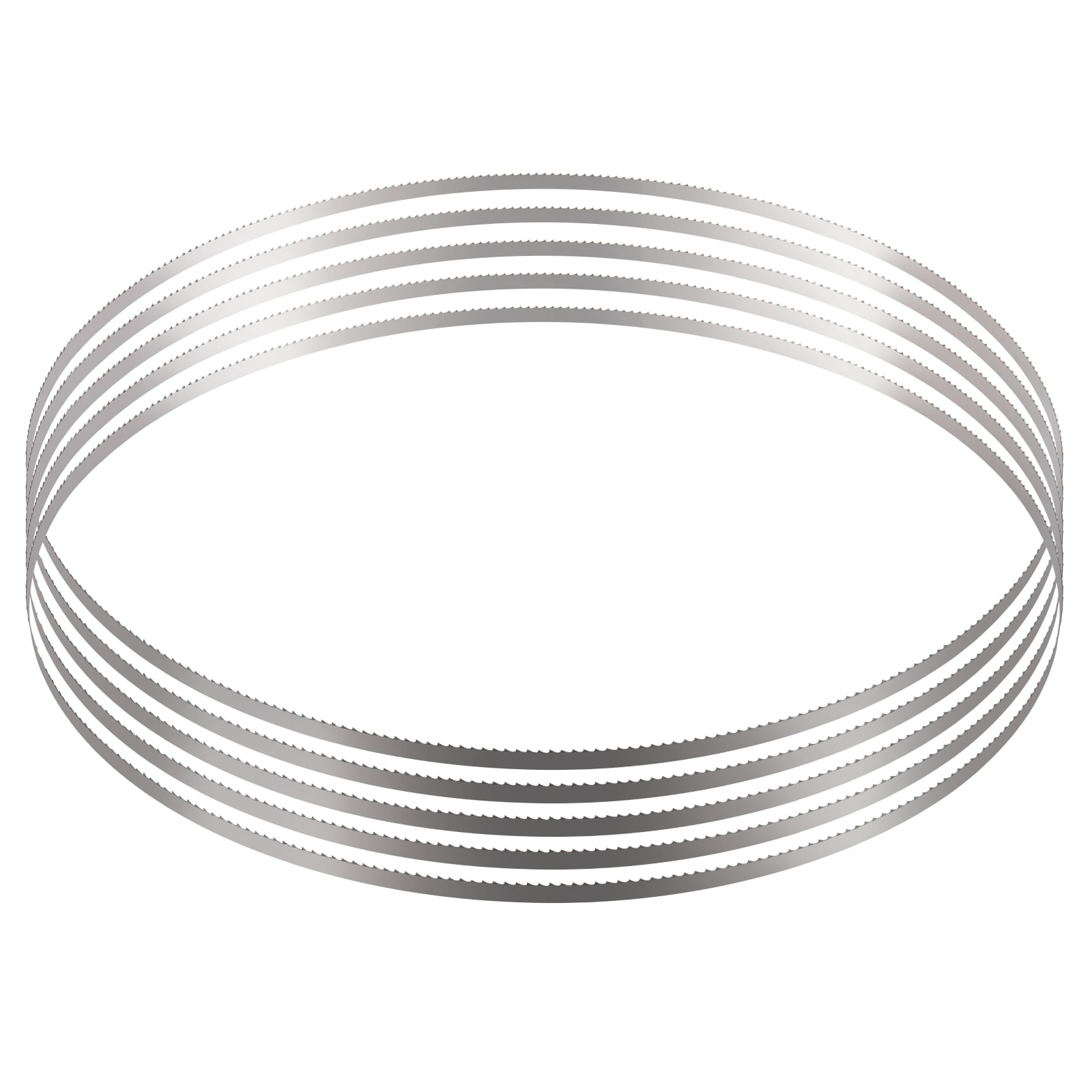 KFFKFF Band Saw Blade Set, 83.5x0.63x0.02 in, Pack of 5, Carbon Steel Meat Cutting Blades, Rust-Resistant Packaging, Compatible with Professional Bone Saw Equipment