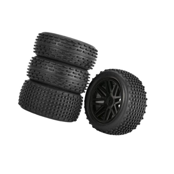 4pcs Universal Wheel Tires for WLtoys Car Wheel Tires 1/10 Truck DIY Parts Accessories