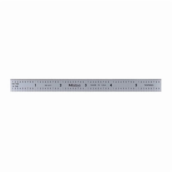 Mitutoyo Flexible Rule,SS,150 x 12.7mm 182-207