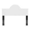 thumbnail image 6 of Headboard, King Size, Velvet, White, Modern Contemporary Urban Design, Bedroom Master Guest Suite, 6 of 7