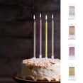 thumbnail image 3 of 6PCS Colorful Candles Set for Birthday, Bachelorette, Wedding - Gold, Silver, Rose Gold, Champagne - Perfect Party Decorations, 3 of 7