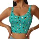 thumbnail image 1 of Balery Sushi (3) Sujetadores deportivos con espalda cruzada para mujer, acolchados, sin costuras, de alto impacto, ideales para yoga, gimnasio, entrenamiento y fitness.-, 1 of 8