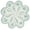 Grey/Green, variant on SAFAVIEH Novelty Alaois Floral Area Rug, Rust/Gold, 6' x 6' Round