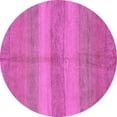 thumbnail image 1 of Ahgly Company Indoor Round Abstract Purple Modern Area Rugs, 5' Round, 1 of 4