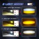 thumbnail image 5 of 2Pcs Motorcycle Driving Fog Lights LED Pod Lights Bar Skull-shaped Spotlight Auxiliary Light Headlights for Jeep Offroad Truck ATV UTV Boat, 5 of 5