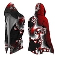 thumbnail image 4 of Toddler Boys Long Sleeve Shirt Tees with Nordic Mythology Theme Print Cozy Cardigan without Buttons Or Zipper Tops Size 2-3T, 4 of 4