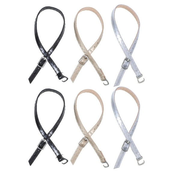 unbranded Heel Straps For High Heels Faux Leather Shoe Straps Buckle Easy To Fasten For Loose Shoes