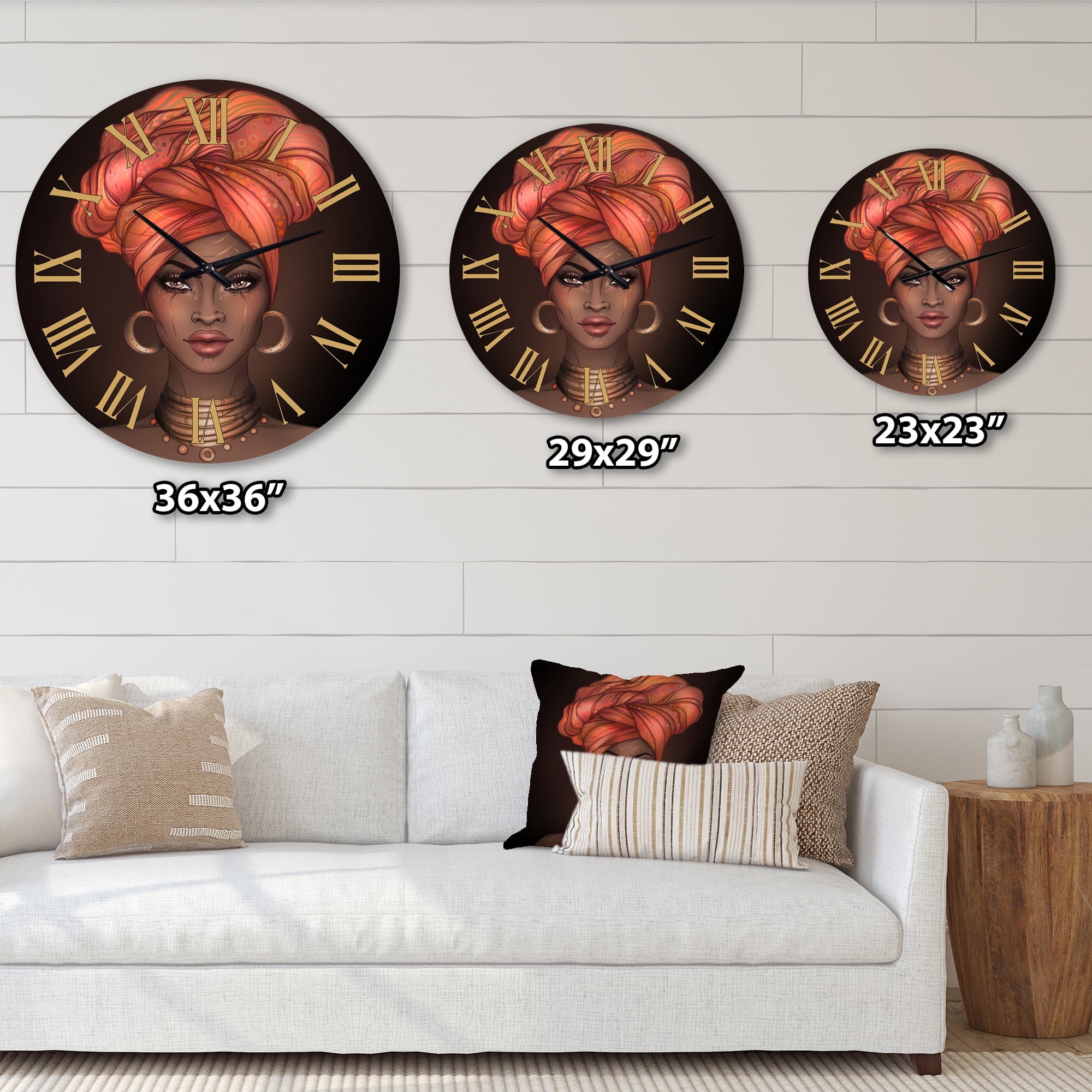 Designart 1 in Quartz Modern/Contemporary Wall Clock