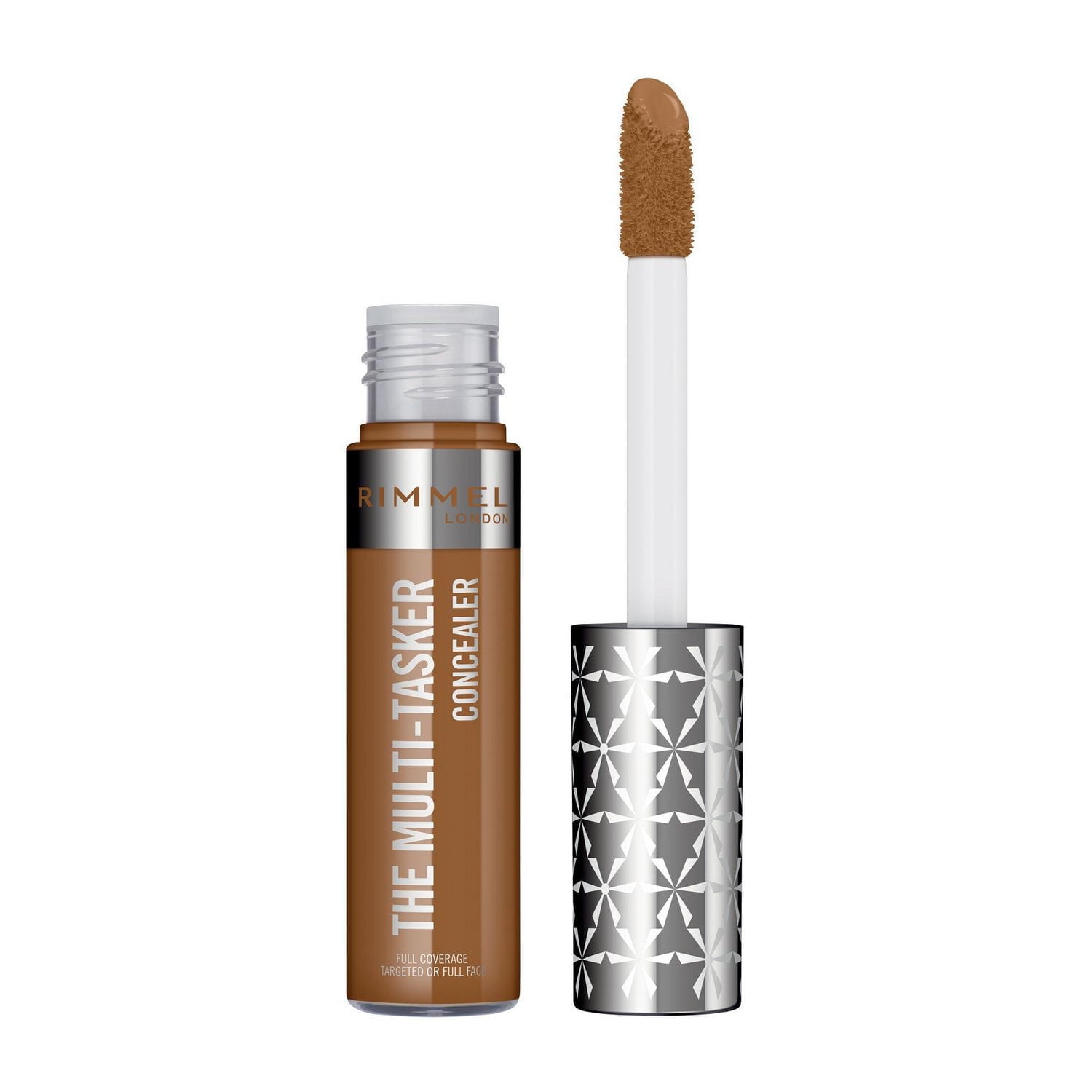 Rimmel Multi-Tasker Concealer, large soft wand, blendable formula, full coverage, crease-proof, transfer-proof & waterproof, 100% Cruelty-Free, Long lasting