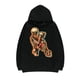 thumbnail image 3 of Sudadera de manga larga con capucha para mujer, ropa de calle informal con letras Punk de talla grande, Estilo Vintage, Ulzzang, gótico, de invierno, 3 of 5