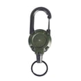 thumbnail image 5 of Colaxi Retractable Keychain Key Holder Retractable Cord Key Chain Retractable ID Reels for Climbing Fishing Dark Green, 5 of 10