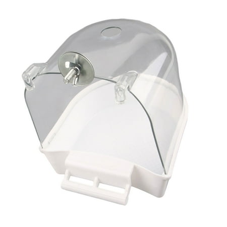 CIYISON Bird Cage Mounted Shower Room Antisplashing Hangable Bathing Tub for Parakeets