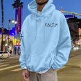 thumbnail image 1 of MHFRRA Sudadera con Capucha Temática y Bolsillo Delantero para Mayor Comodidad y Estilo Urbano Azul claro, 1 of 5