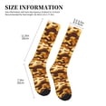 thumbnail image 2 of Lsque Desert Camouflage Pattern Sport Compression Socks for Men & Women 15-20 mmHg Knee High Nurse Pregnant Running Medical and Travel Athletic, 2 of 6
