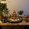 thumbnail image 5 of Lazy Susan Turntable Organizer for Table Top, 16’’ Round Wooden Lazy Susan for Cabinet Kitchen Countertop Pantry Dining Coffee Table for Condiments Spices, Rustic Bathroom Vanity Tray for Soap Candle, 5 of 12