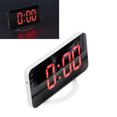 thumbnail image 4 of Despertador, Tamaño Compacto Función De Repetición Brillo Ajustable Reloj Con Espejo LED Para El Hogar Para El Dormitorio Para La Oficina Cergrey Concha Blanca Roja, 4 of 8