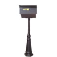 thumbnail image 4 of Classic Curbside Mailbox with Newspaper Tube, Locking Insert and Tacoma Mailbox Post with Direct Burial Kit, 4 of 7