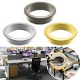 thumbnail image 6 of Practical Round Cable Clamp Office Buckle Line Line Box Computer Grommet Desk Table Cable Fastener Wire Hole Cover GOLD 60MM, 6 of 8