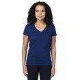 thumbnail image 1 of Ladies' Ultimate Short-Sleeve V-Neck T-Shirt - NAVY - M, 1 of 3