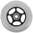 thumbnail image 1 of LIFKOME Fauteuil Roulant Fonctionnement Fluide et Silencieux Roue Grise PVC 1 Paire Accessoire, 1 of 8