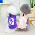 thumbnail image 6 of Pet Artist Personalized Fleece Dog Clothes with Name Printed Winter Warm Vest Dog Sweaters for Small Dogs Male Female Fall Pullover Puppy Clothes with D-Ring, 6 of 8
