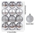 thumbnail image 3 of JilgTeok 6cm/2.36in Christmas Ornaments Balls Set Shatterproof Plastic Christmas Ornaments Balls Plastic Christmas Ornaments Ball for Party Wedding Christmas Tree Decor(24pcs), 3 of 4