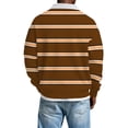 thumbnail image 3 of Men's Vintage Print Long Sleeve Button Down Shirt Big And Tall Turndown Collar Rayon Cotton Blend, 3 of 5