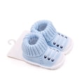 thumbnail image 6 of OOOUM Baby Booties Newborn Lace-Up First Walkers Cozy Knit Sporty Infant Shoes,CN:One Size, 6 of 6
