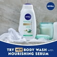 NIVEA Refreshing Fresh Aloe and Lilly Body Wash with Nourishing Serum
