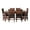 Walnut, variant on Crafters and Weavers Arts and Crafts 7-Piece Solid Wood Dining Set in Cherry