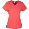 Women's Fashion Collection Rayon Mock Wrap Scrub Top