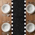 thumbnail image 4 of Table Runner 72 Inches Long for Kitchen Dining, Red Black Chef Dresser Scarf Farmhouse, Dining Table Decorations for Wedding/Parties, Cartoon Cute Watercolor Cooking Plaid 14 x 72 In, 4 of 8